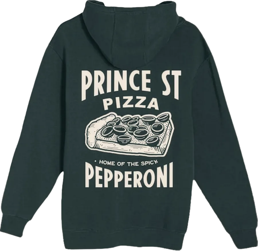 Prince St. Pizza pepperoni hoodie